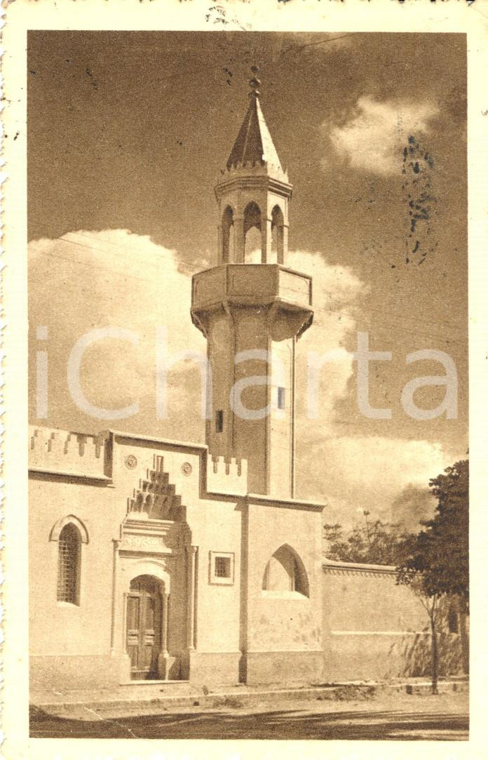 Autografo originale 1927 TRIPOLI LIBIA Cartolina ad Anna GNECCHI BAROLI Moschea via RICCARDO 1