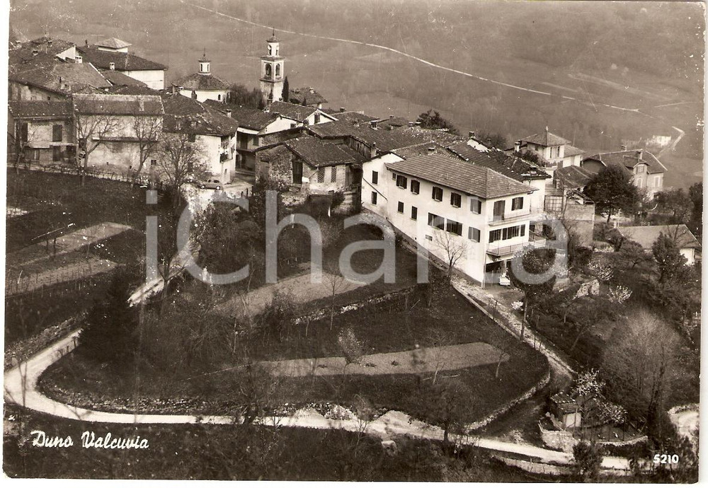 Cartolina originale da collezione 1965 DUNO VA VALCUVIA Panorama CARTOLINA FG VG 1