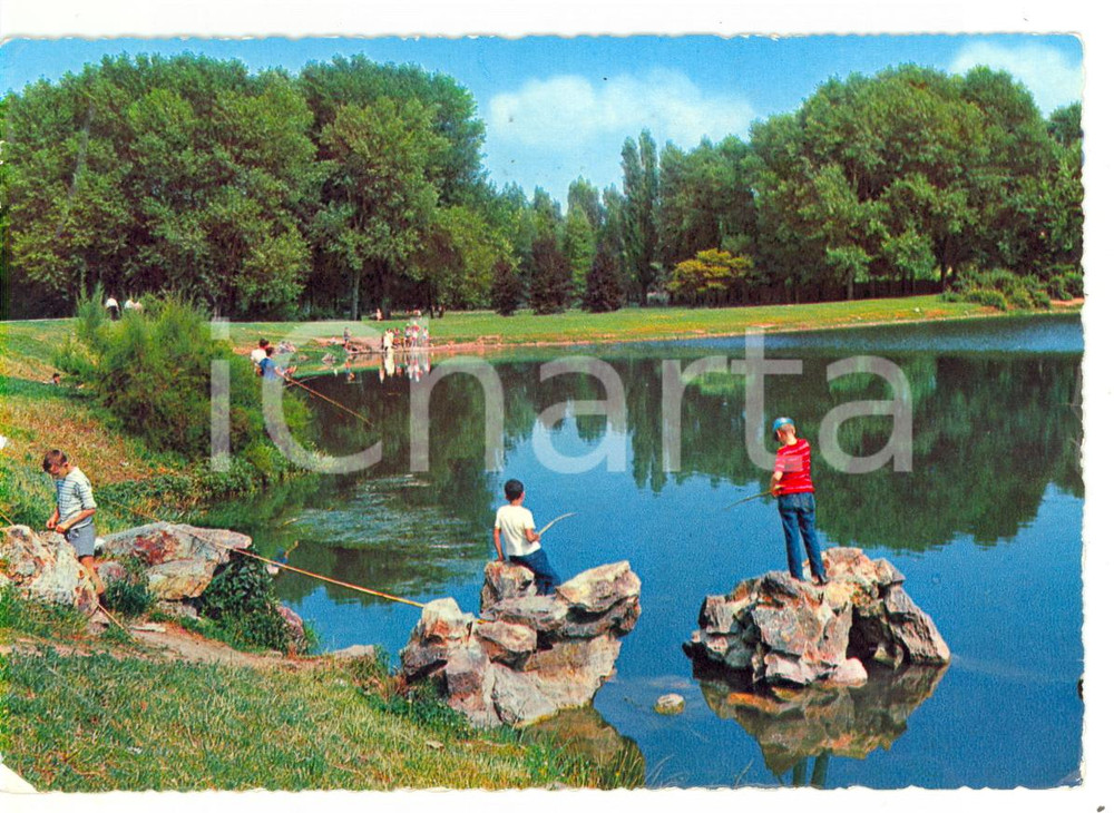 Autografo originale 1966 MILANO Parco LAMBRO Gina CATTANEO all'editore Mario GASTALDI *Autografo 1
