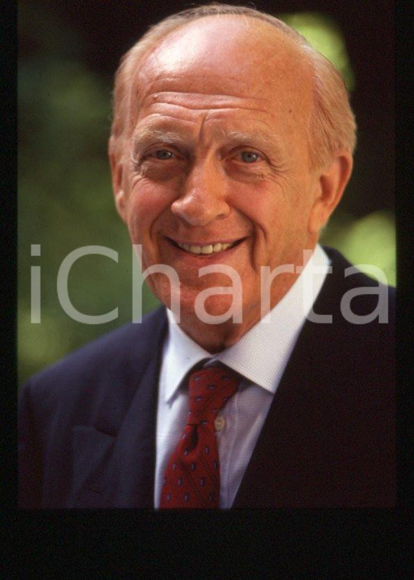 Fotografia d epoca originale Raimondo VIANELLO  Evento in villa  1995 ca 35 mm vintage slide 34 1