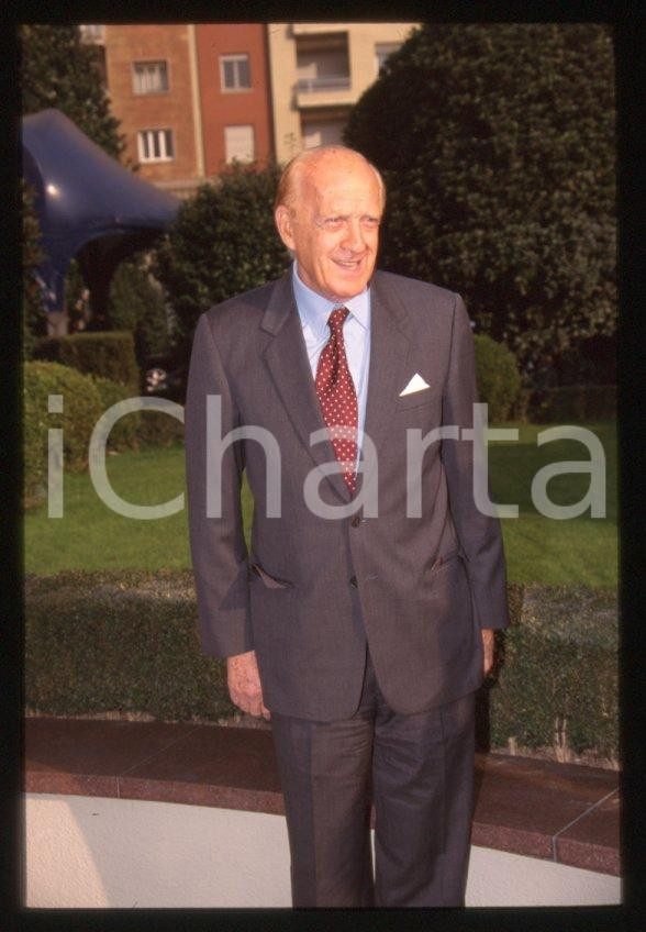 Fotografia d epoca originale Raimondo VIANELLO  Evento in villa  1995 ca 35 mm vintage slide 71 1