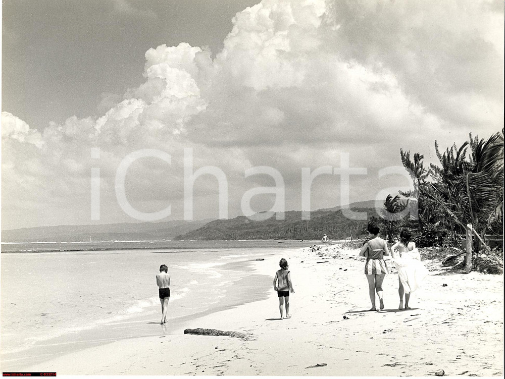 Fotografia d'epoca originale 1960 JAMAICA Ocho Rios - Mamee Bay *Beach Photo 1