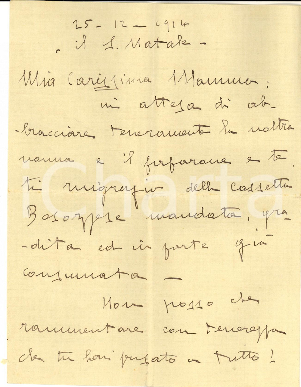 Autografo originale 1914 PARIGI Alberto TRIACA nemico giurato della massoneria e umile lavoratore 1