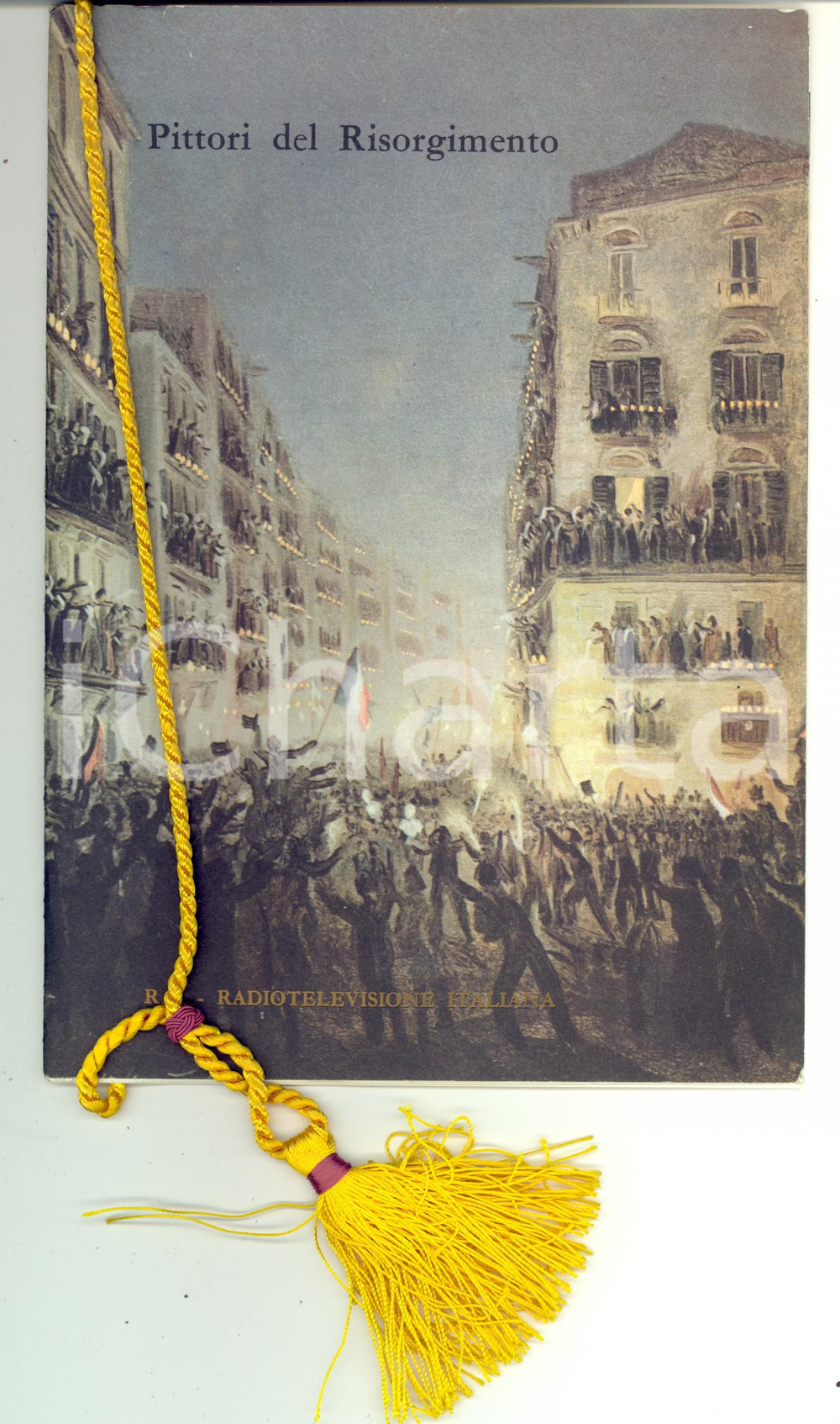 Oggetto da collezione cartaceo 1961 Calendario RAI Pittori del Risorgimento 16x22 cm VINTAGE 1