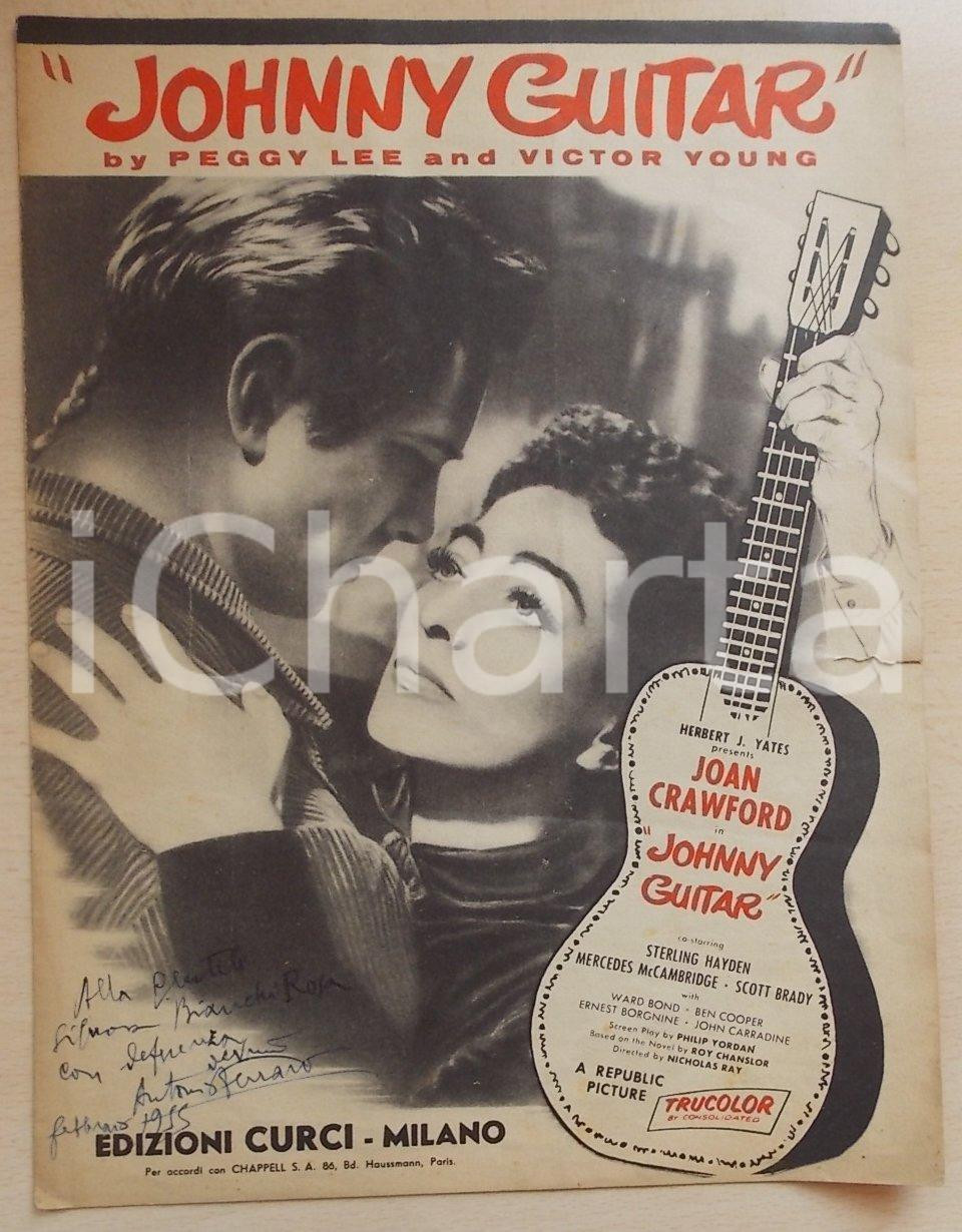 Oggetto da collezione cartaceo 1954 Peggy LEE Victor YOUNG Johnny Guitar   Slow  dall omonimo film  Republic 1