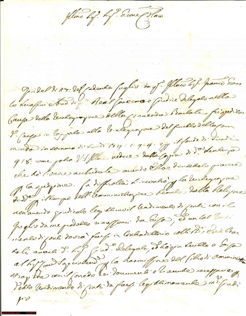 Manoscritto, lettera originale 1776 SIENA rendiconto contestato eredi BARTOLI lettera 1