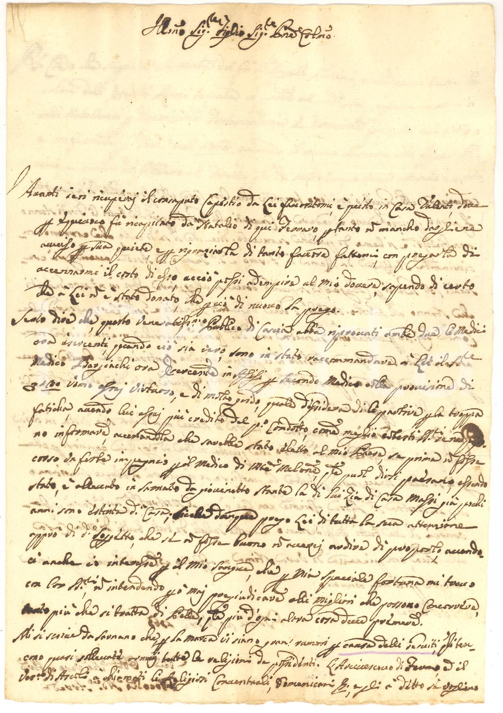 Manoscritto, lettera originale 1767 TREVI PG Gran rumori per causa delli Gesuiti Autografo NiccolÃ² ARREDI 1