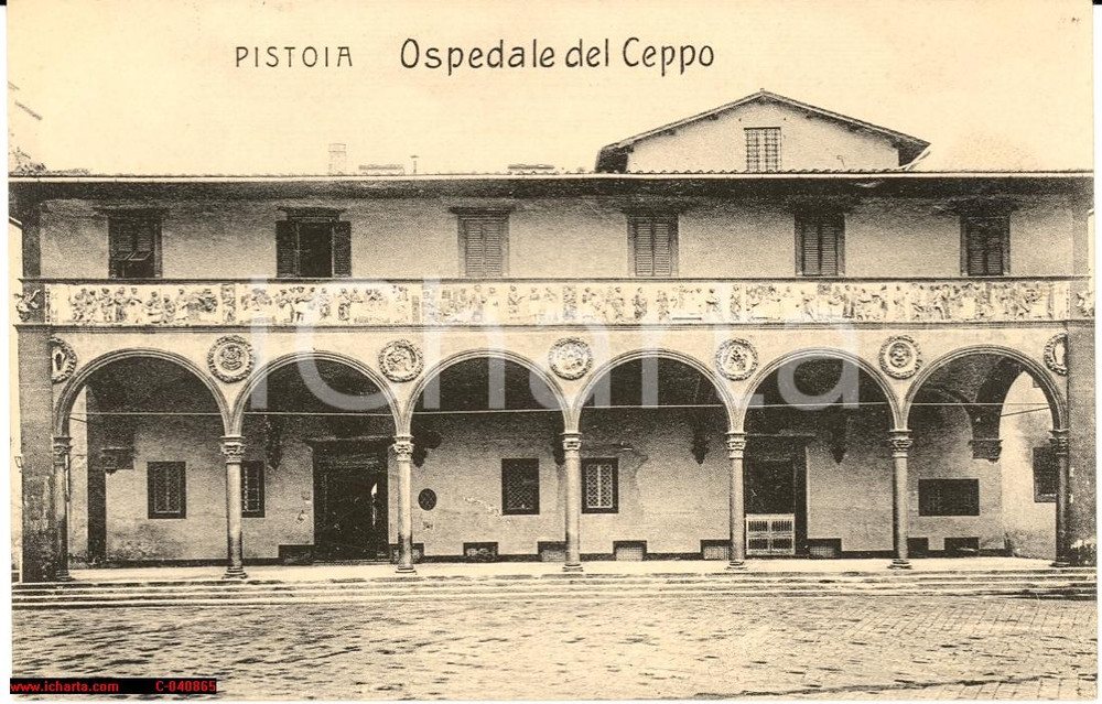 Cartolina originale da collezione 1930 Pistoia  Toscana Ospedale del Ceppo  FP NV 1