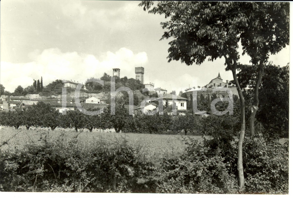 Cartolina originale da collezione 1960 ca VOLTA MANTOVANA MN Panorama della cittÃ  Cartolina FG NV 1