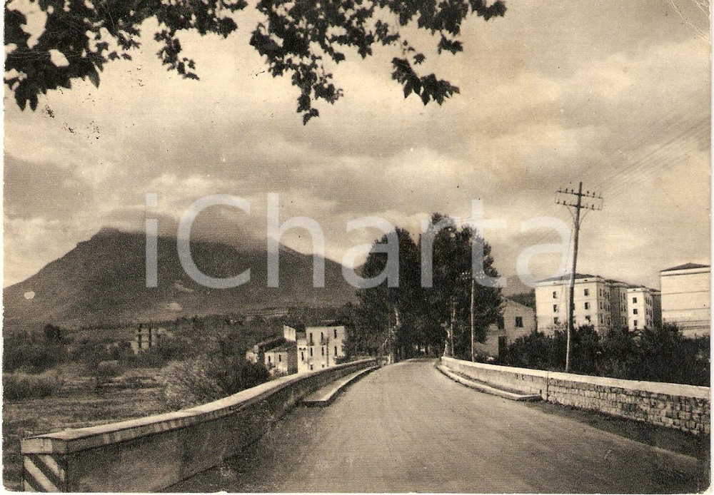 Cartolina originale da collezione 1956 AVELLINO Veduta del MONTEVERGINE Monte Partenio Cartolina FG VG 1