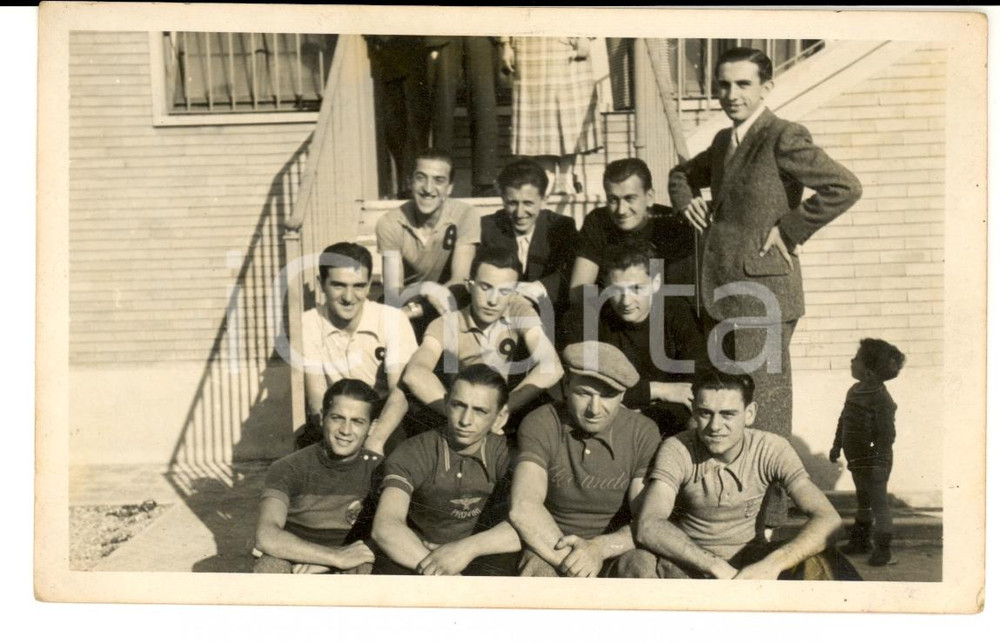 Fotografia d epoca originale 1936 OND MILANO CORRIERE DELLA SERA Giornalisti al dopolavoro OTELLO CAVARA Foto 1