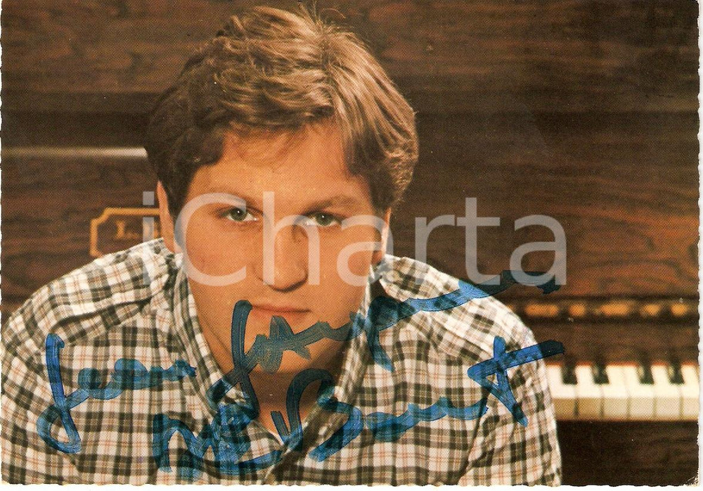 Autografo originale 1965 ca FRANCE Chanteur Jean.Jacques DEBOUT Autographe *Fotografia seriale 1