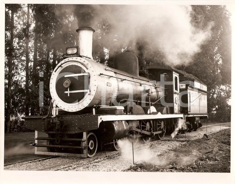 Fotografia d'epoca originale 1970 ca SOUTH AFRICA SAR Locomotiva a vapore Class 6 432  *Fotografia 1