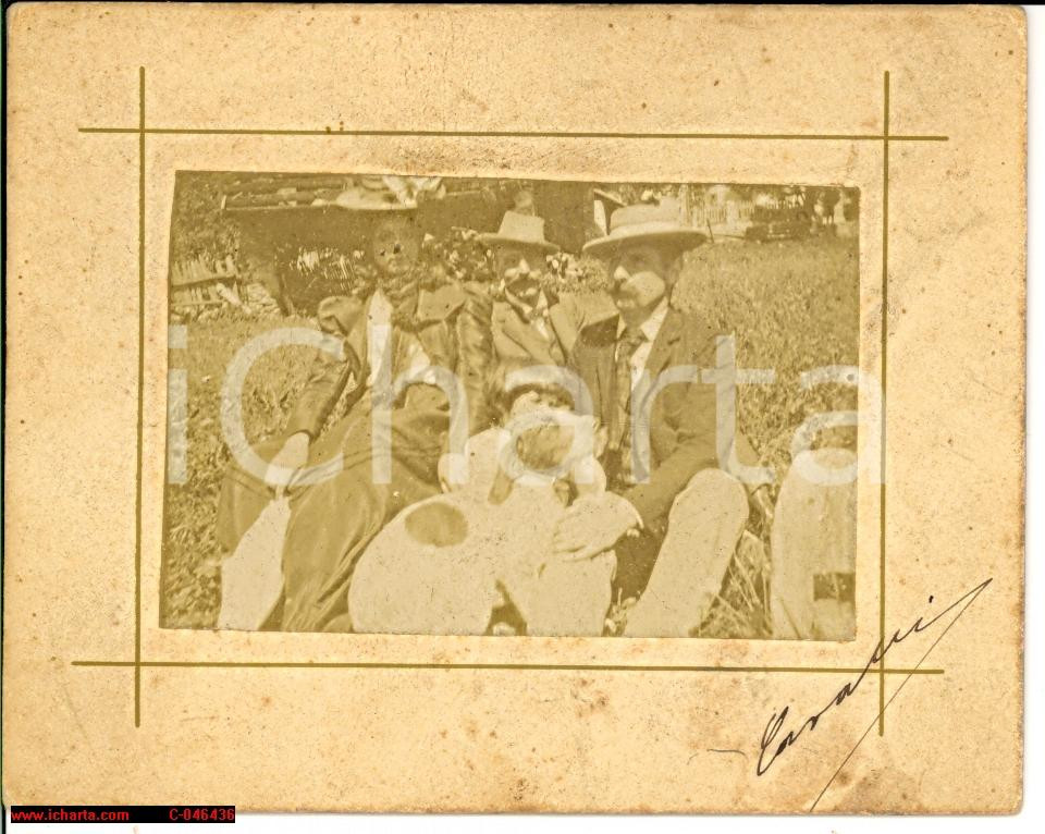 Fotografia d epoca originale 1899 BRUSSON AO Giovanna BESATI CANTONO DI CEVA incinta 1