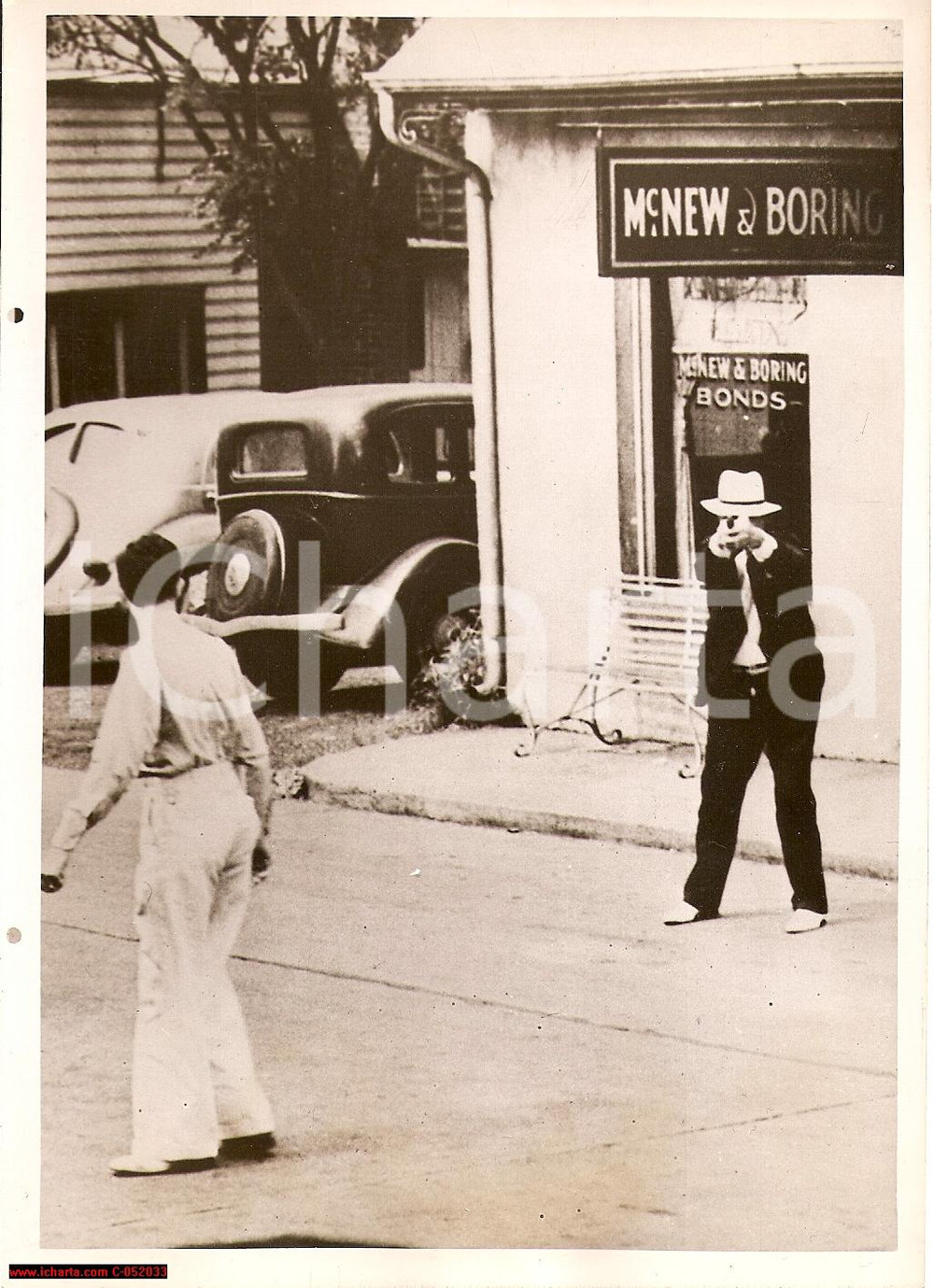 Fotografia d'epoca originale 1938 KNOXVILLE (TN) Politico MC NEW spara a fotografo 1