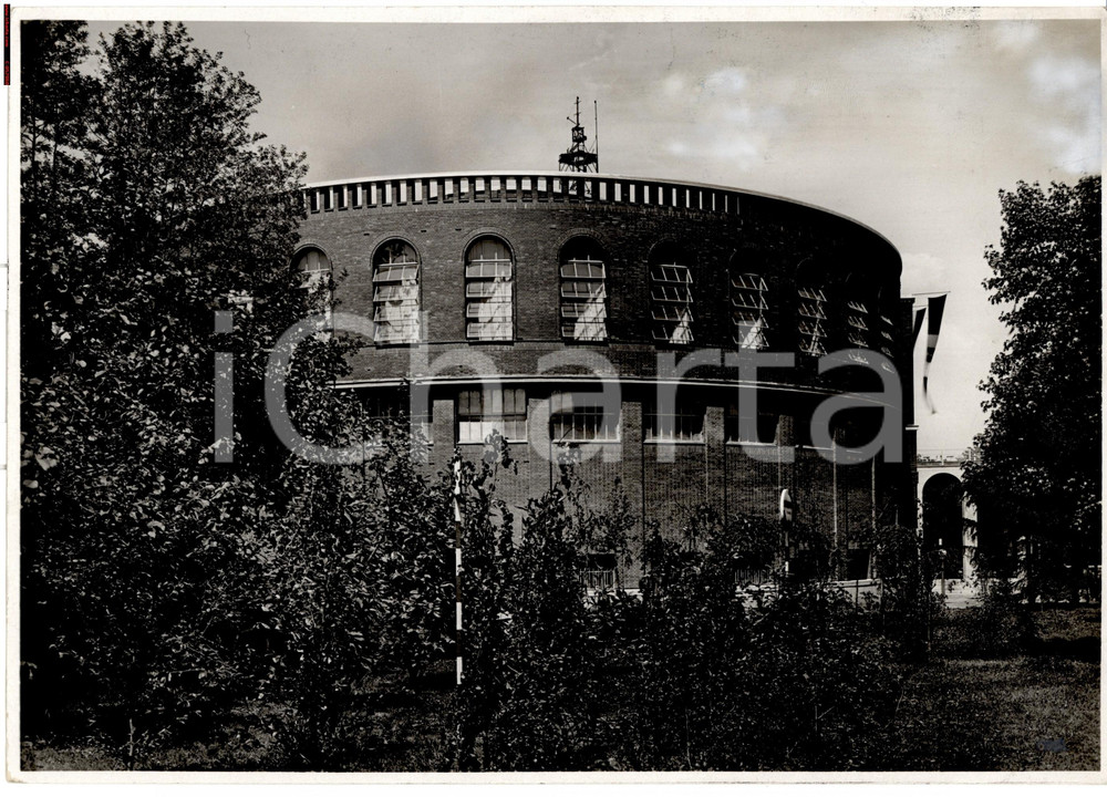 Fotografia d'epoca originale 1935 ca MILANO Veduta del Palazzo dell'Arte *Vera fotografia 1