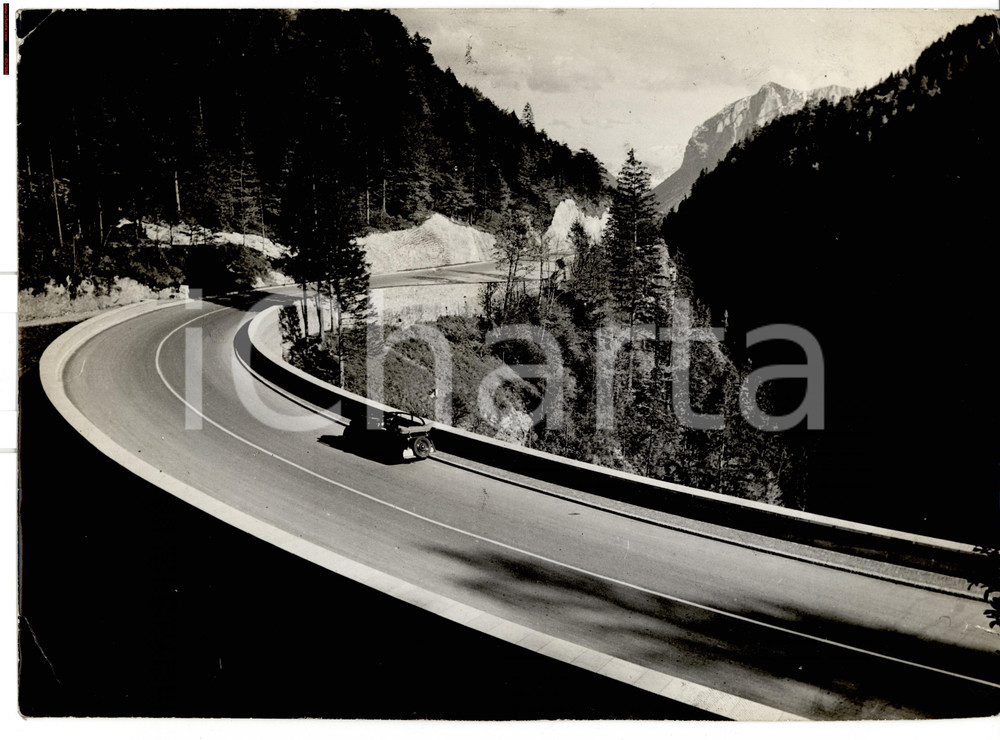 Fotografia d epoca originale 1943 Mauthäusl, Alpenstraße, Bad Reichenhall REAL PHOTO 1