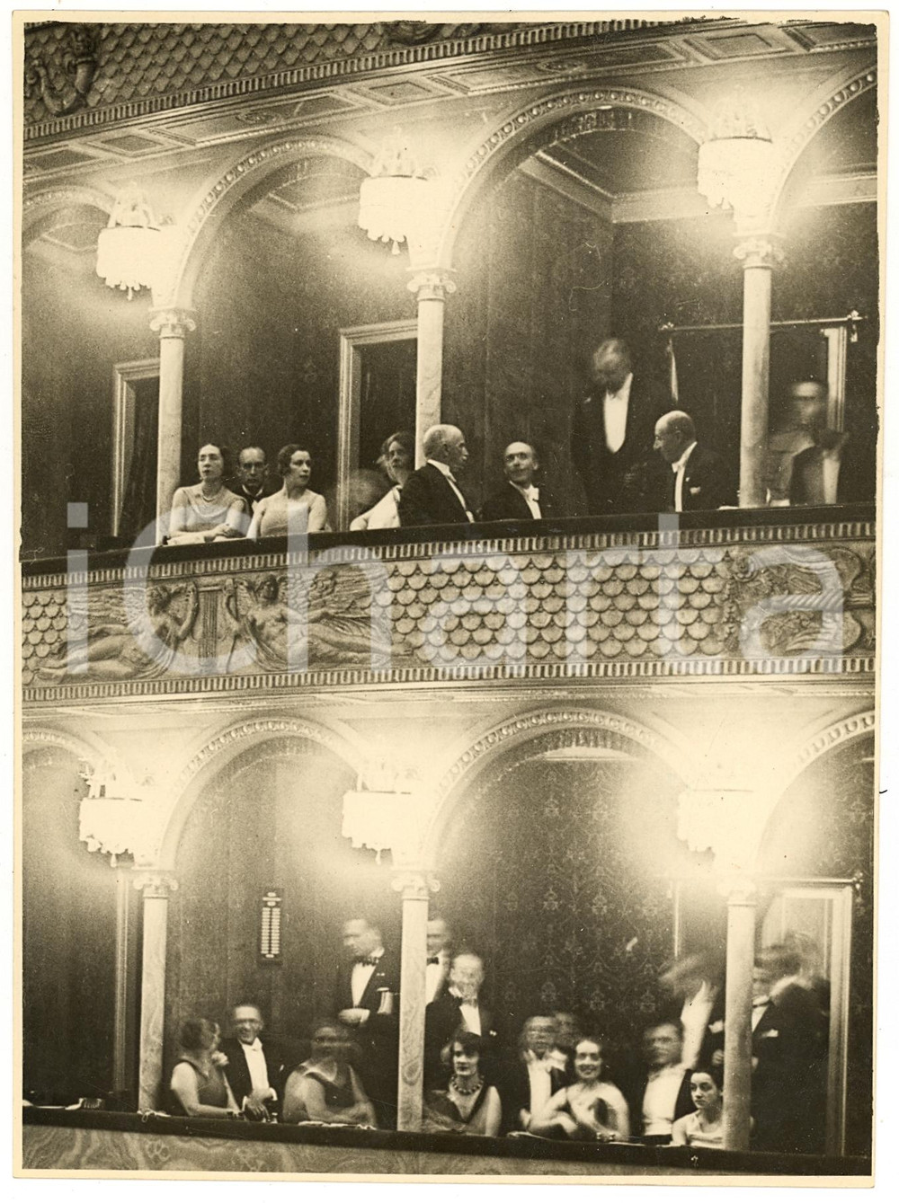Fotografia d'epoca originale 1930 ROMA Teatro Reale - Marta Friedrich von Flotow 1