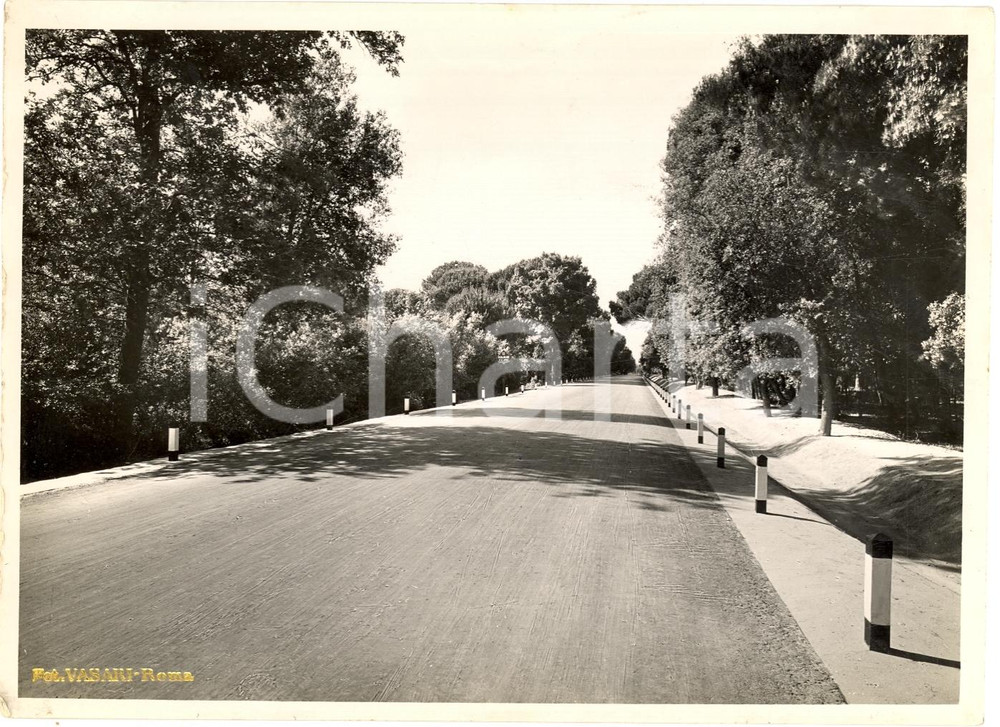 Fotografia d'epoca originale 1935 ca PISA La nuova strada per VIAREGGIO fotografia 1