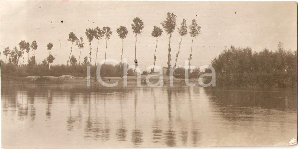 Fotografia d'epoca originale 1931 BONIFICA FASCISTA Terreno paludoso prima delle bonifiche *Fotografia 1