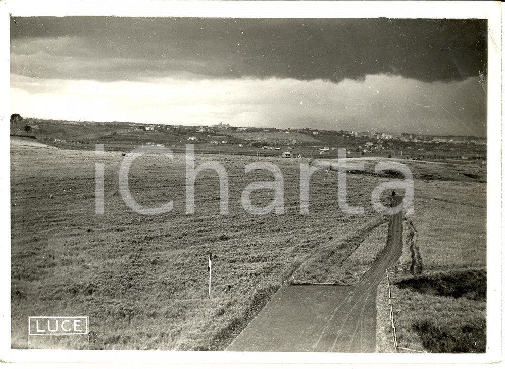 Fotografia d'epoca originale 1937 ROMA Panorama terreni su cui sorgerÃ  EUR Vera Foto 1