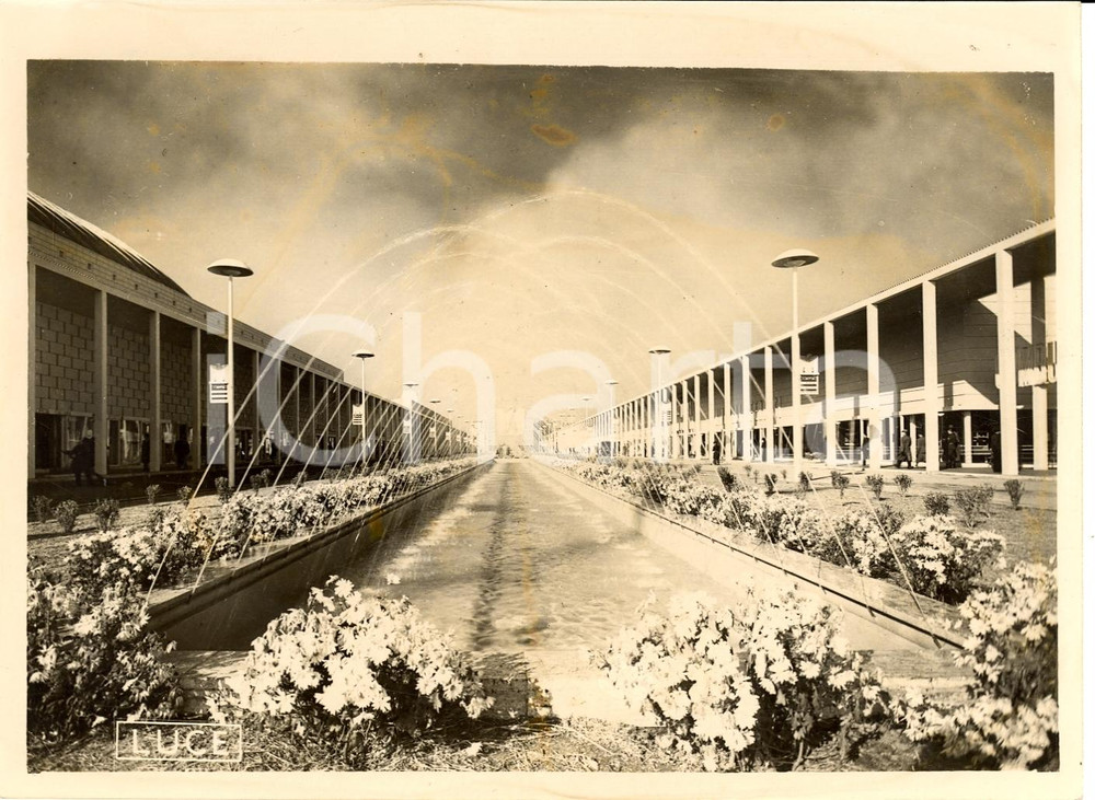 Fotografia d'epoca originale 1939 ROMA Giochi d'acqua Mostra Autarchica del Minerale 1