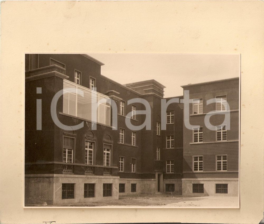 Fotografia d'epoca originale 1932 MILANO L'Istituto Neurologico VITTORIO EMANUELE III *Fotografia 1