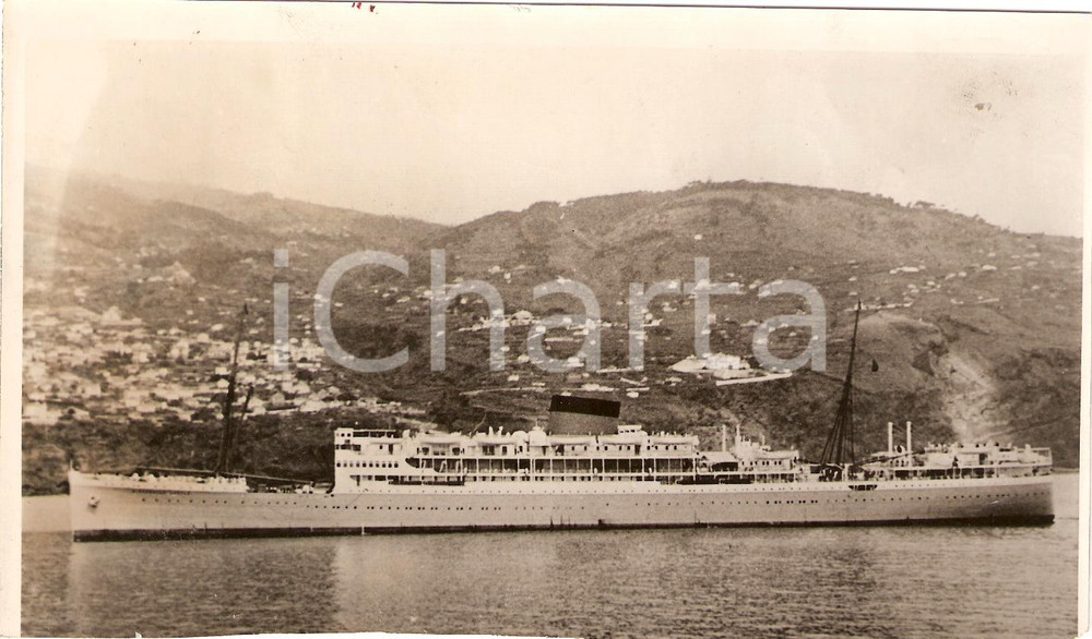 Fotografia d epoca originale 1942 WW2 CABO ESPICHEL PT Affondamento WARWICK CASTLE 1