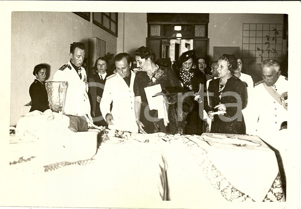 Fotografia d epoca originale 1938 NAPOLI Inaugurazione mostra dell ECONOMIA DOMESTICA Foto CARBONE 1