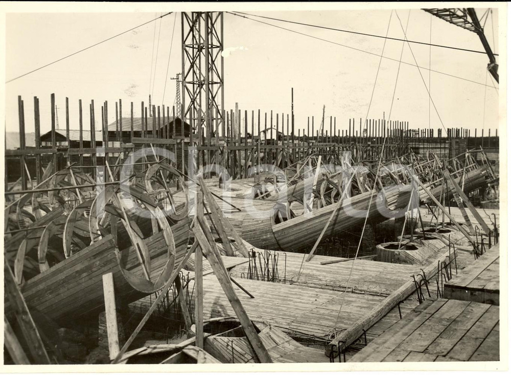 Fotografia d epoca originale 1935 ca GALZIGNANO TERME PD Idrovoro di CA  BIANCA Fotografia 1