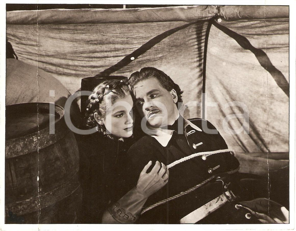 Fotografia d'epoca originale 1942 VENEZIA George FANT Tekla SJOEBLOM Mostra cinema 1