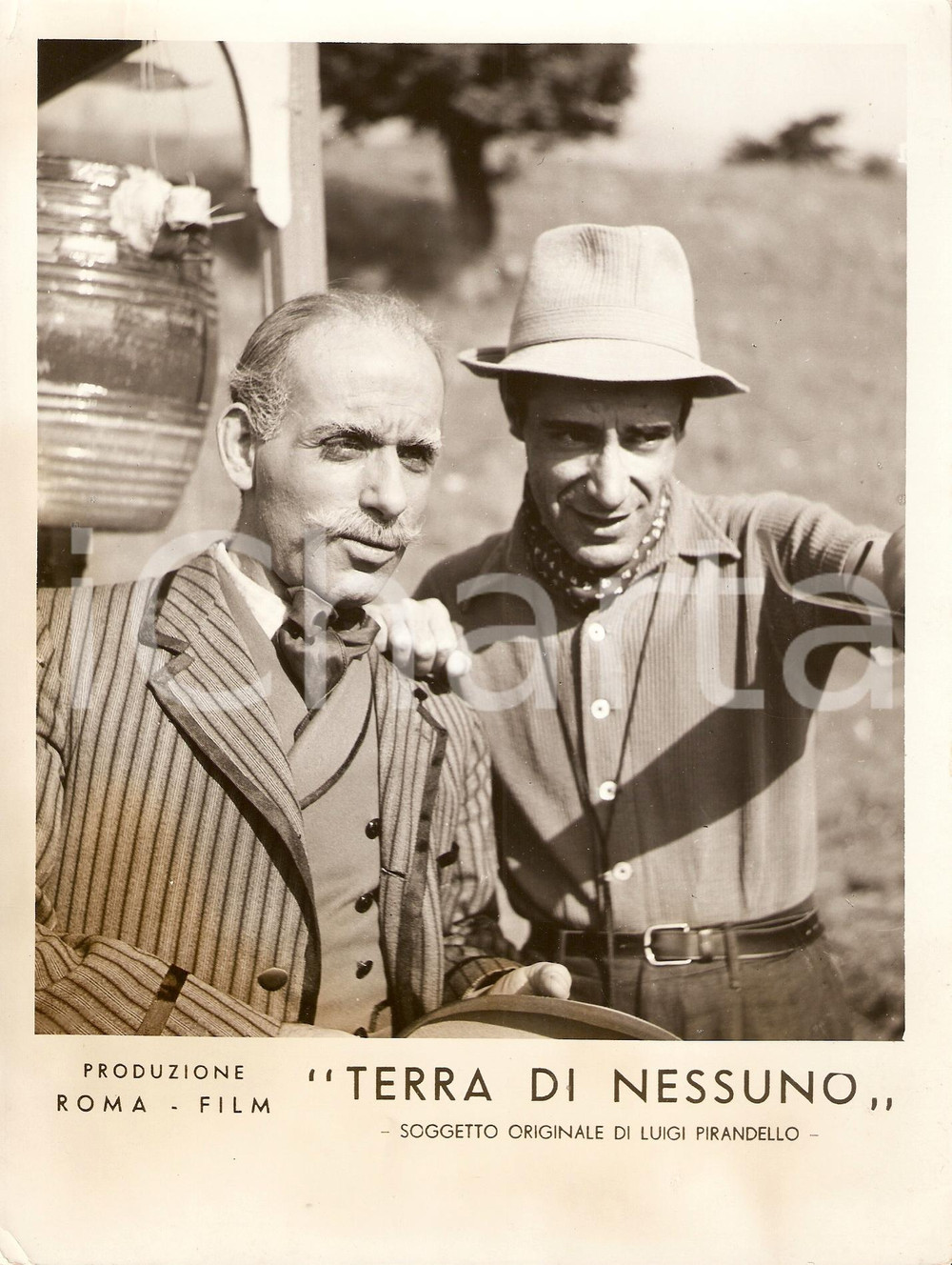 Fotografia d'epoca originale 1939 Umberto SACRIPANTE Mario BAFFICO Terra di nessuno 1
