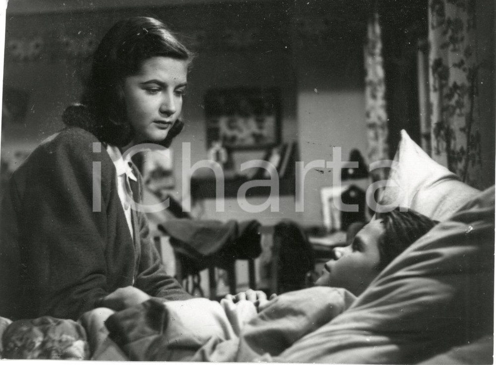 Fotografia d'epoca originale 1950 ca PRESENTIMENTO Foto di scena con Natasha TANSKA 1