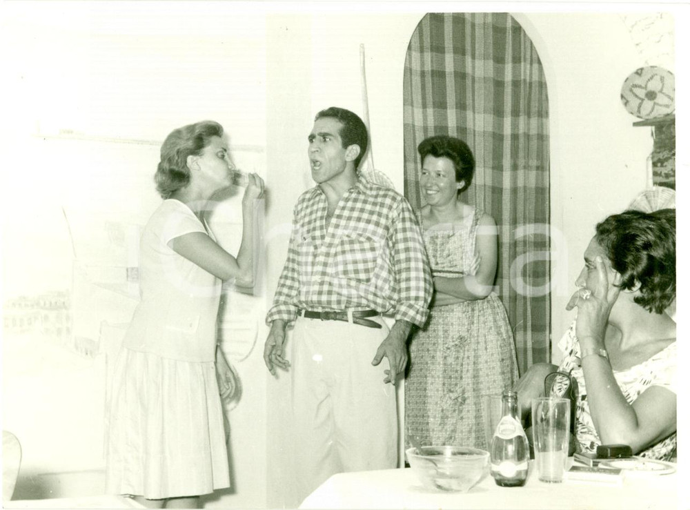 Fotografia d'epoca originale 1962 PÃ©ripeties HERNANDEZ Anne BERGER HervÃ© DE LATTRE 1