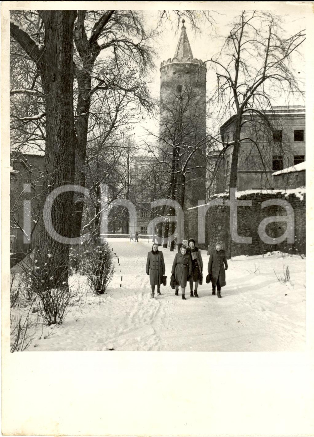 Fotografia d'epoca originale 1935 ca PACZKOW (POLONIA) Il ponte ZABKOWICE Animata 1