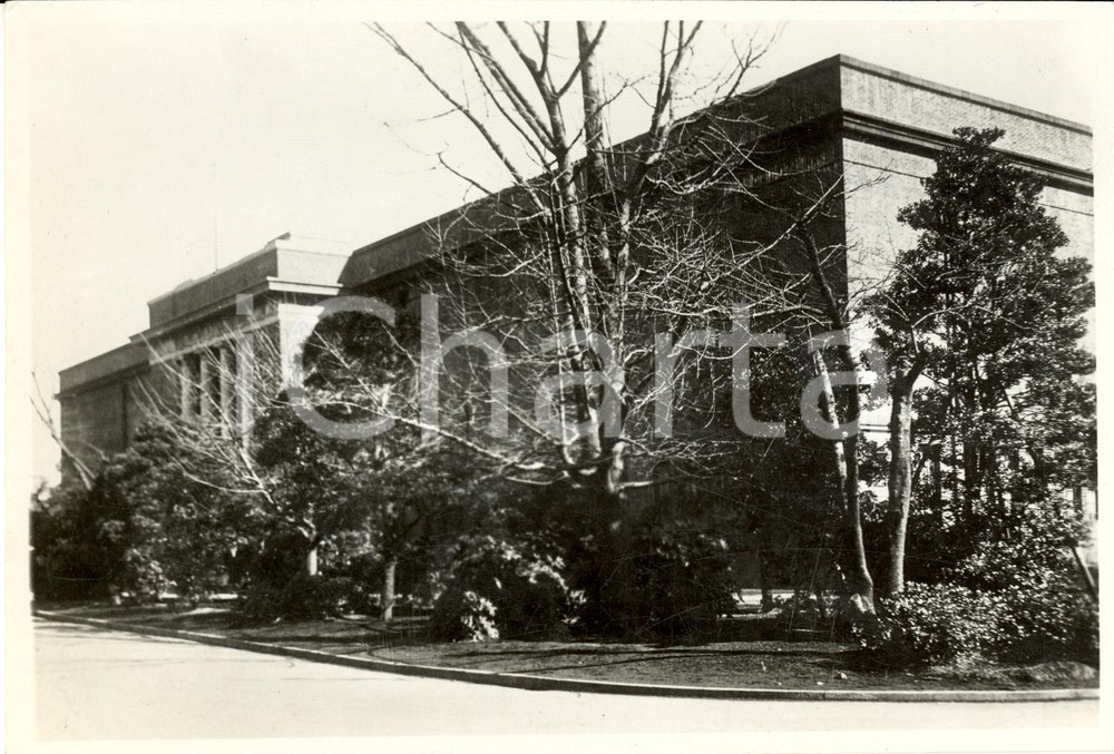 Fotografia d epoca originale 1939 TOKYO Palazzo di UENO per la grande Esposizione Fotografia 1