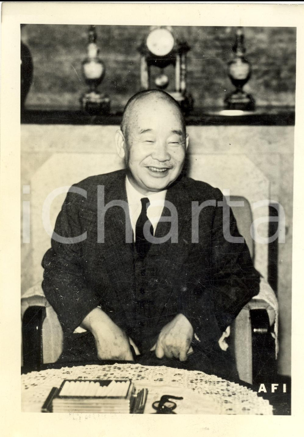 Fotografia d epoca originale 1941 TOKYO Ritratto SHIGENORI TOGO Ambasciatore in URSS 1