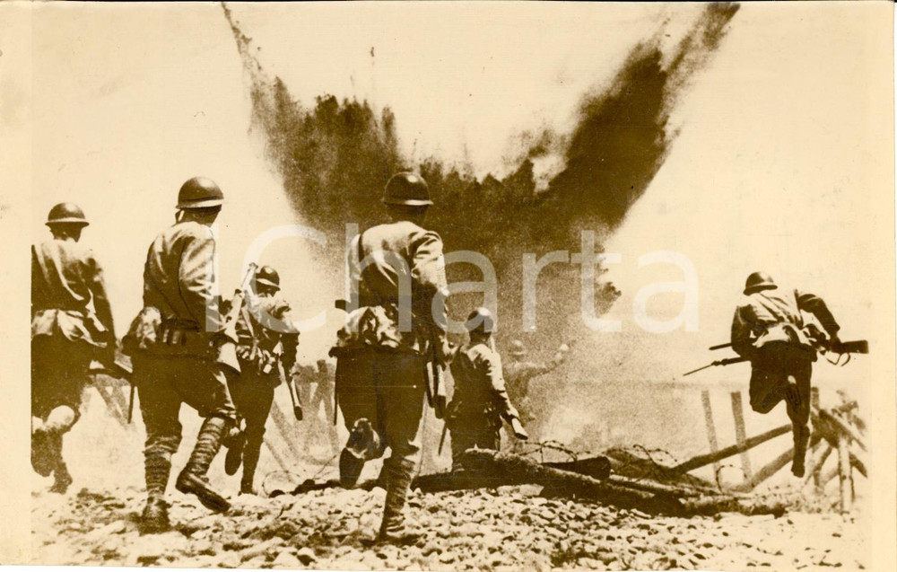 Fotografia d epoca originale 1937 TIENTSIN CINA Guerra CINOGIAPPONESE Invasione truppe nipponiche Foto 1