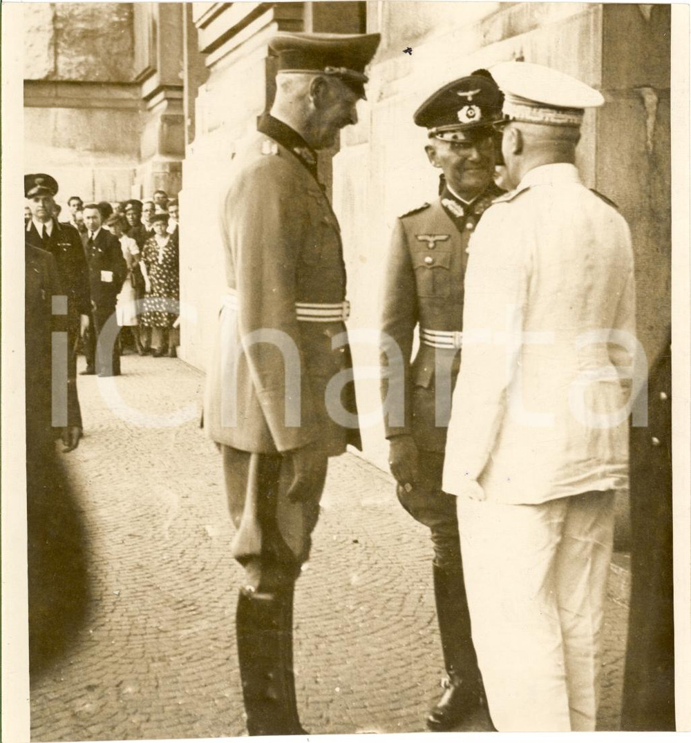 Fotografia d epoca originale 1939 MILANO Arrivo della Missione Militare tedesca Fotografia 1