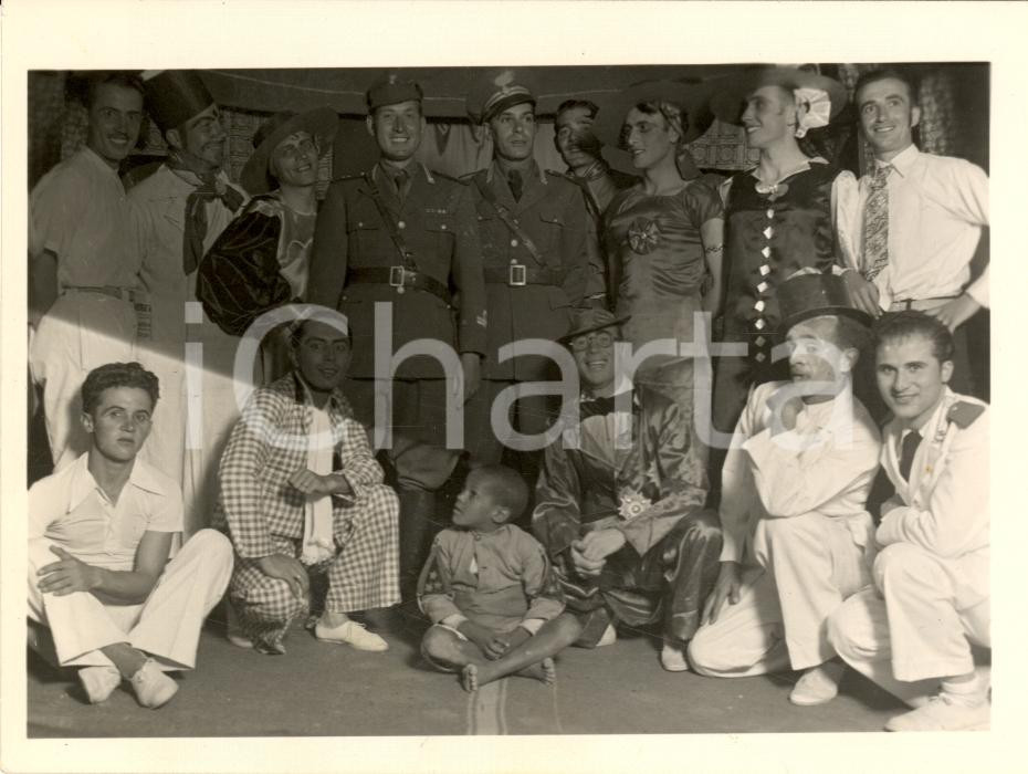 Fotografia d epoca originale 1939 AOI ADDIS ABEBA Teatrino Scuola Allievi Carabinieri ZAPTIE   Foto 1 1