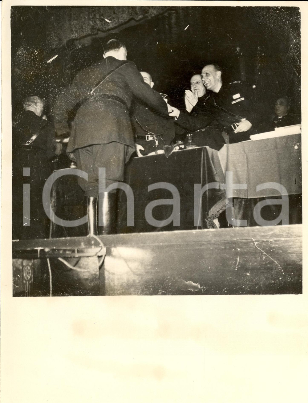Fotografia d epoca originale 1936 MILANO Consegna premi al Teatro DAL VERME per Natale di ROMA Fotografia 1