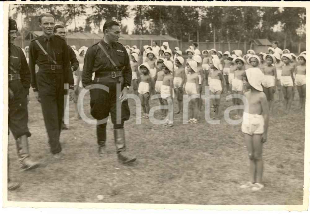 Fotografia d epoca originale 1934 SAN FIORIANO LO Colonia elioterapica MUSSOLINI  Fotografia 1