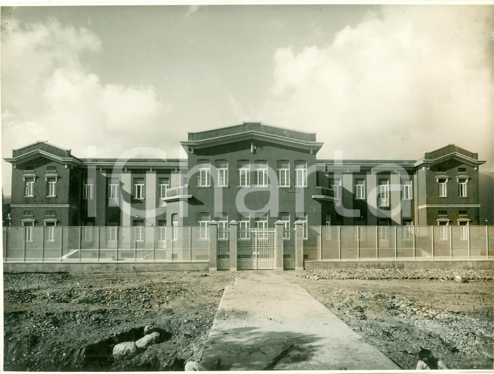 Fotografia d epoca originale 1933 COGOLETO GE Padiglioni per Cronici Ospedale Psichiatrico PRATOZANINO 1