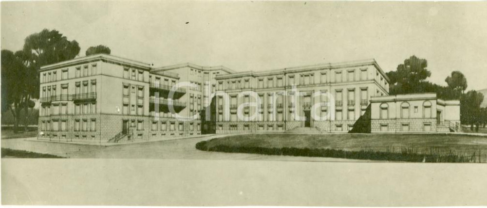 Fotografia d epoca originale 1930 ca CHIETI L Ospedale Sanatoriale VERA FOTOGRAFIA 1