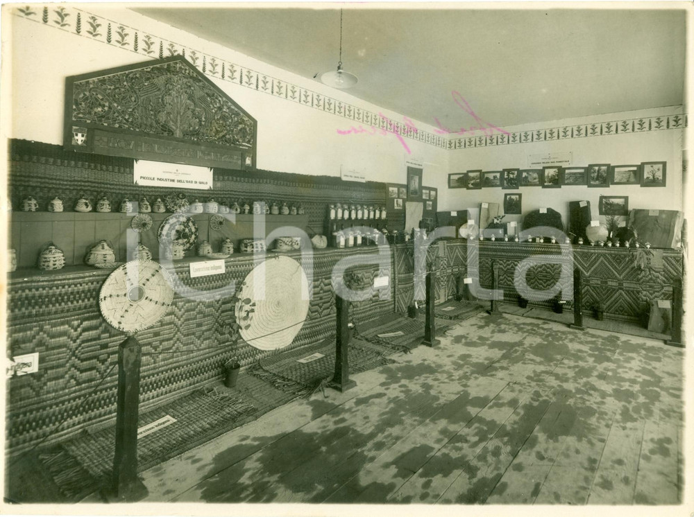 Fotografia d epoca originale 1930 TRIPOLI Fiera Campionaria Ceramiche industrie CIRENAICA Fotografia 1