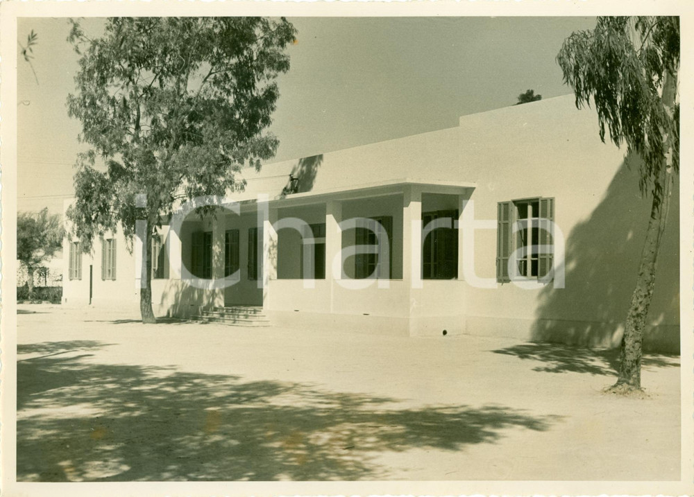 Fotografia d epoca originale 1935 TRIPOLI LIBIA Padiglione cronici Ospedale psichiatrico Fotografia 1