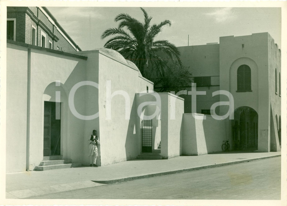 Fotografia d epoca originale 1935 TRIPOLI LIBIA Moschea SIDI SCIEUSCIAN dopo i restauri Fotografia 1