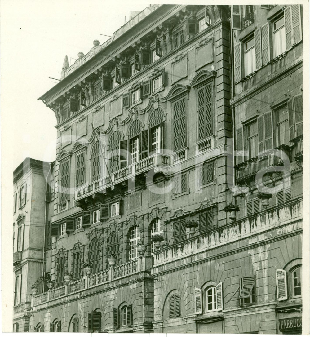 Fotografia d epoca originale 1935 GENOVA La nuova Casa Lavoratori del Commercio FOTOGRAFIA 1