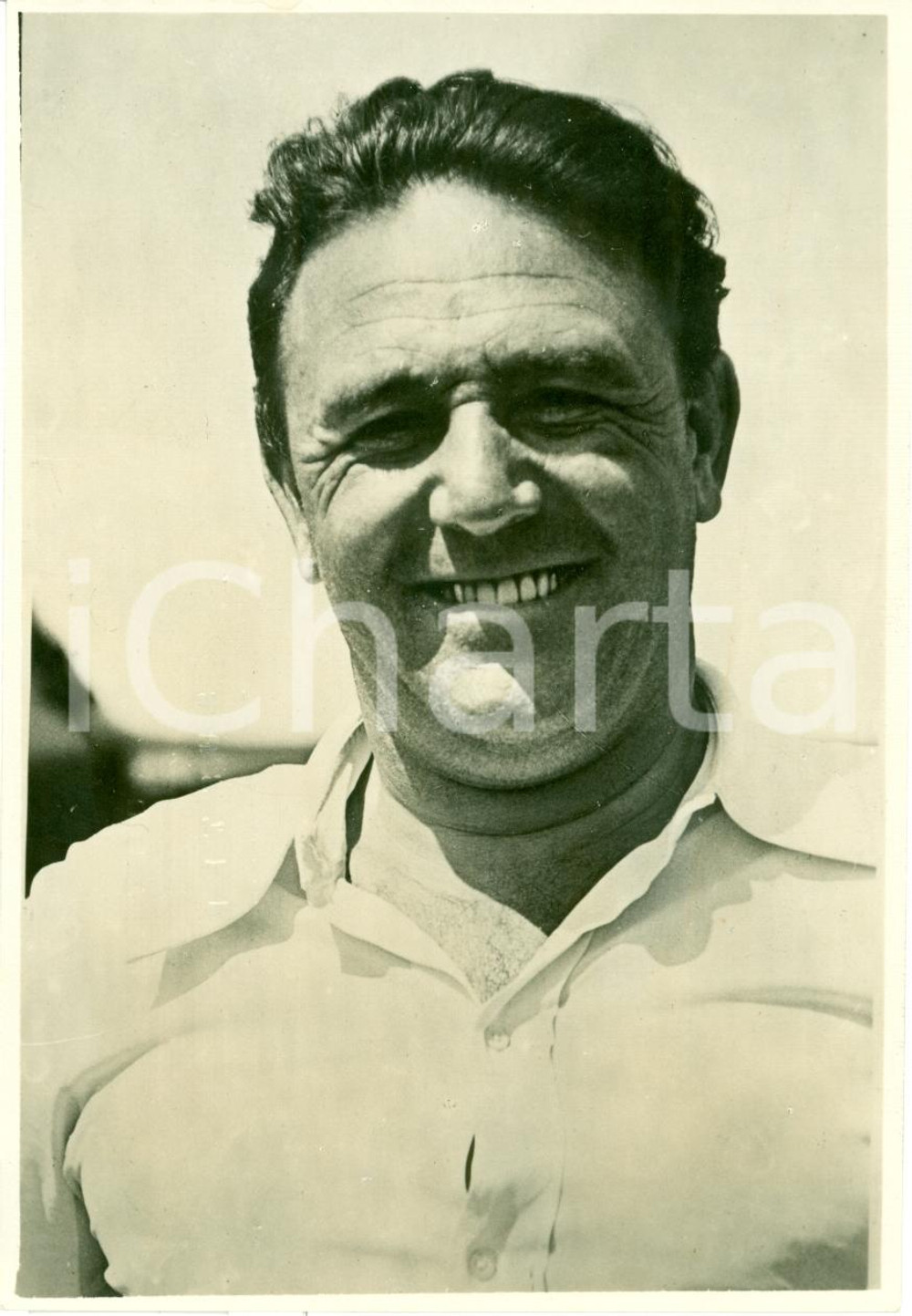 Fotografia d epoca originale 1935 ca AERONAUTICA Ritratto aviatore Vittorio SUSTER Fotografia 1