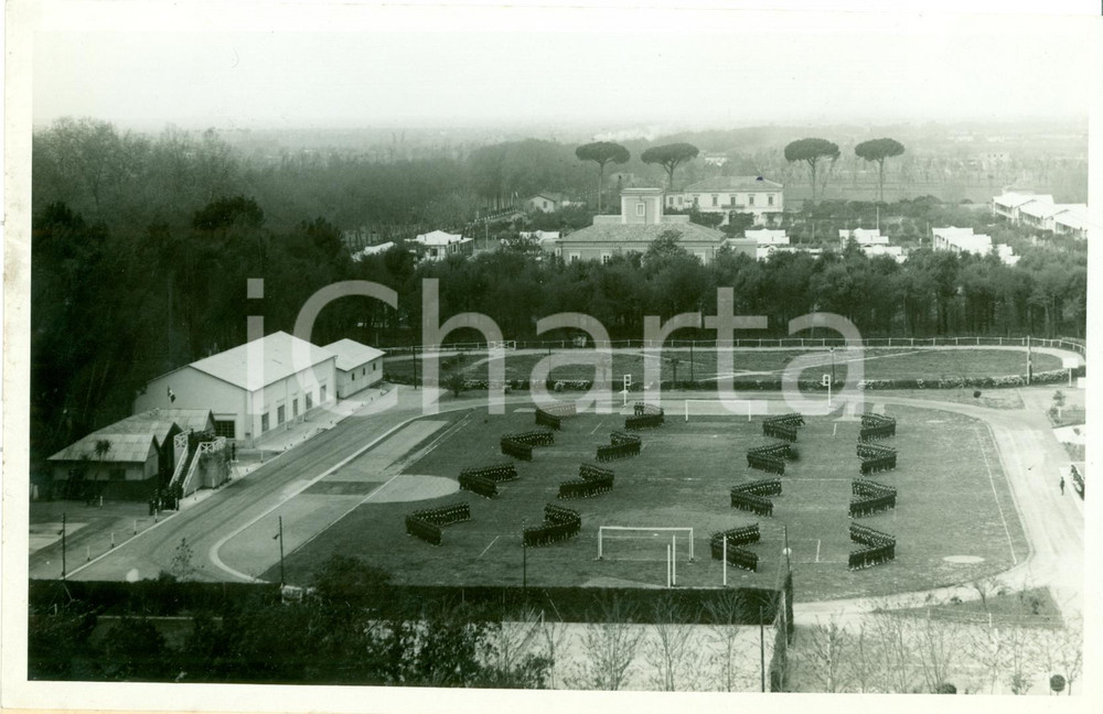 Fotografia d epoca originale 1938 CASERTA Accademia Aeronautica Evoluzioni con moschetto FOTOGRAFIA 1